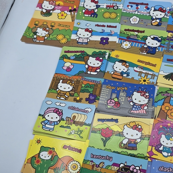 Sanrio Hello Kitty America the Beautiful Upper Deck Sticker Trading Cards - Picture 2 of 6